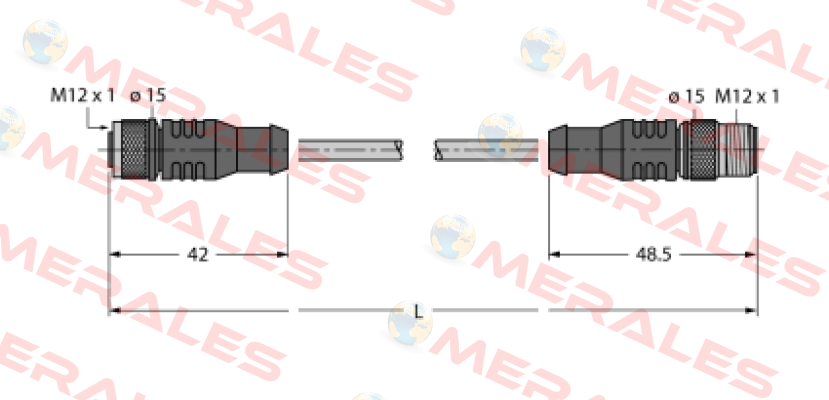 p/n: 8035246, Type: RK4.5T-50-RS4.5T/S2500 Turck