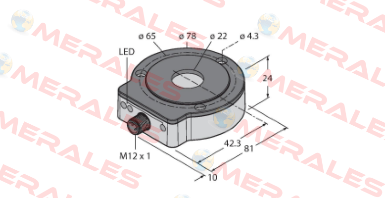 RI360P0-EQR24M0-INCRX2-H1181 Turck