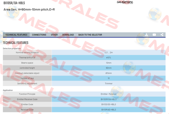 BX10SR/0A-HBLS Micro Detectors / Diell