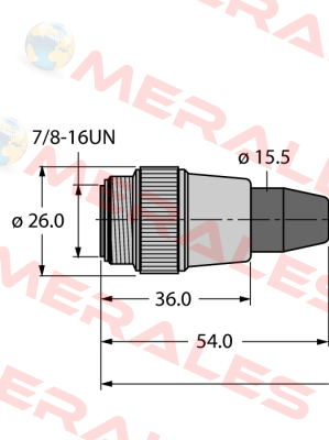 RSV-RKV-FBY49OG-85M/5D Turck