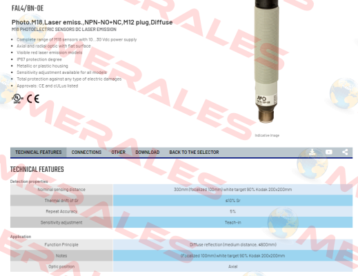 FAL4/BN-0E Micro Detectors / Diell