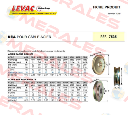 7535-GRO LEVAC