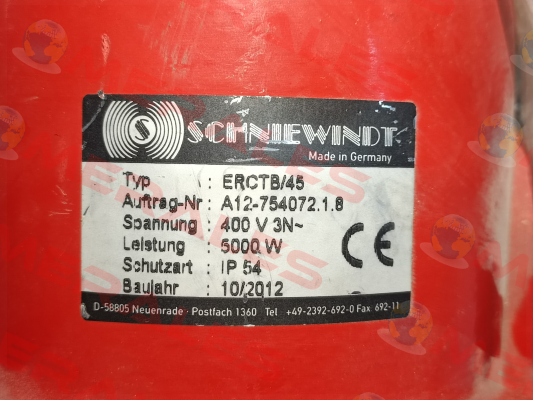 ERCTB/45 400V Schniewindt