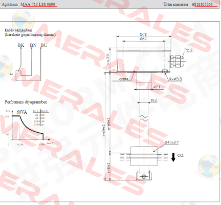 Nr. 6816105269 Type MAA-713 LSS 0699 Bernstein