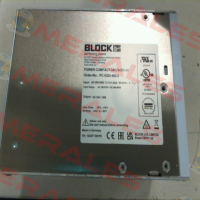 PC-0324-400-0 Block