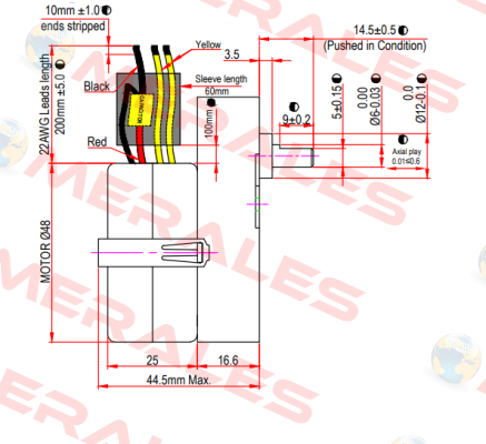 MTR5-GB5P, 2 RPM, 230V Mechtex