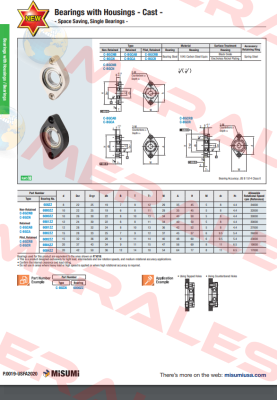 C-BGCR6002ZZ Misumi