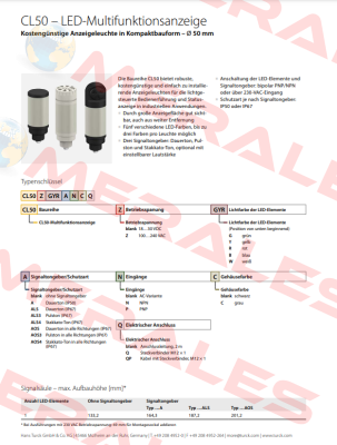 CL50ZYALS3 Turck