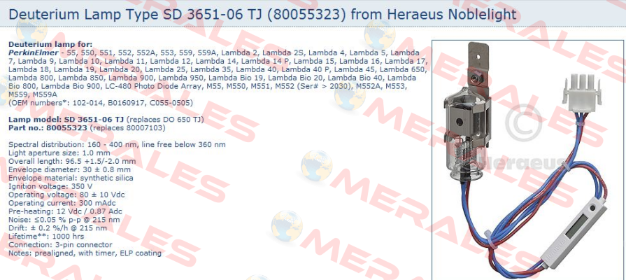 80055323 Heraeus