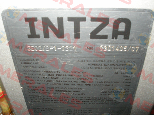 GE02/B-1-7321 Intza