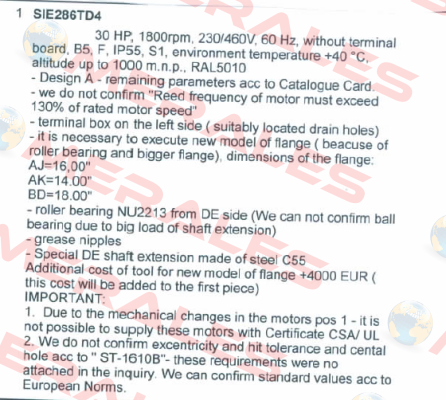 SIE286TD4  Cantoni