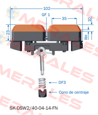 0144059/03 / SK-DSW2/40VP-04-14-FN-R15 Vahle