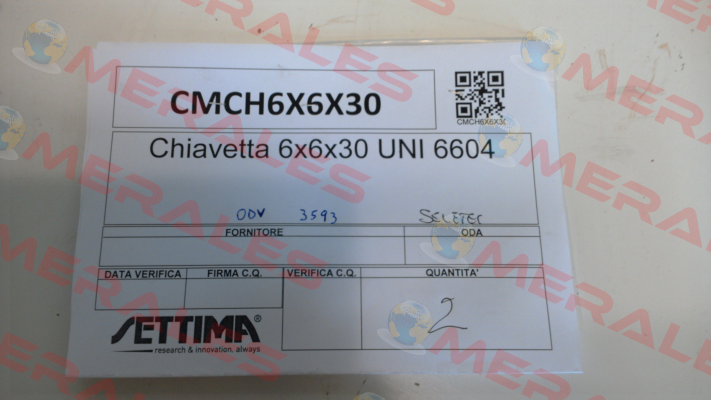 CMCH6X6X30 Settima Meccanica