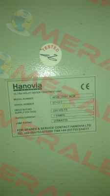 650053-2270  Hanovia