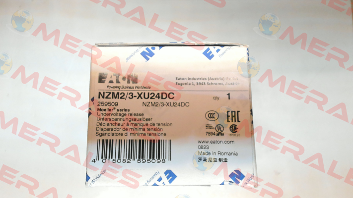 p/n: 259509, Type: NZM2/3-XU24DC Moeller (Eaton)